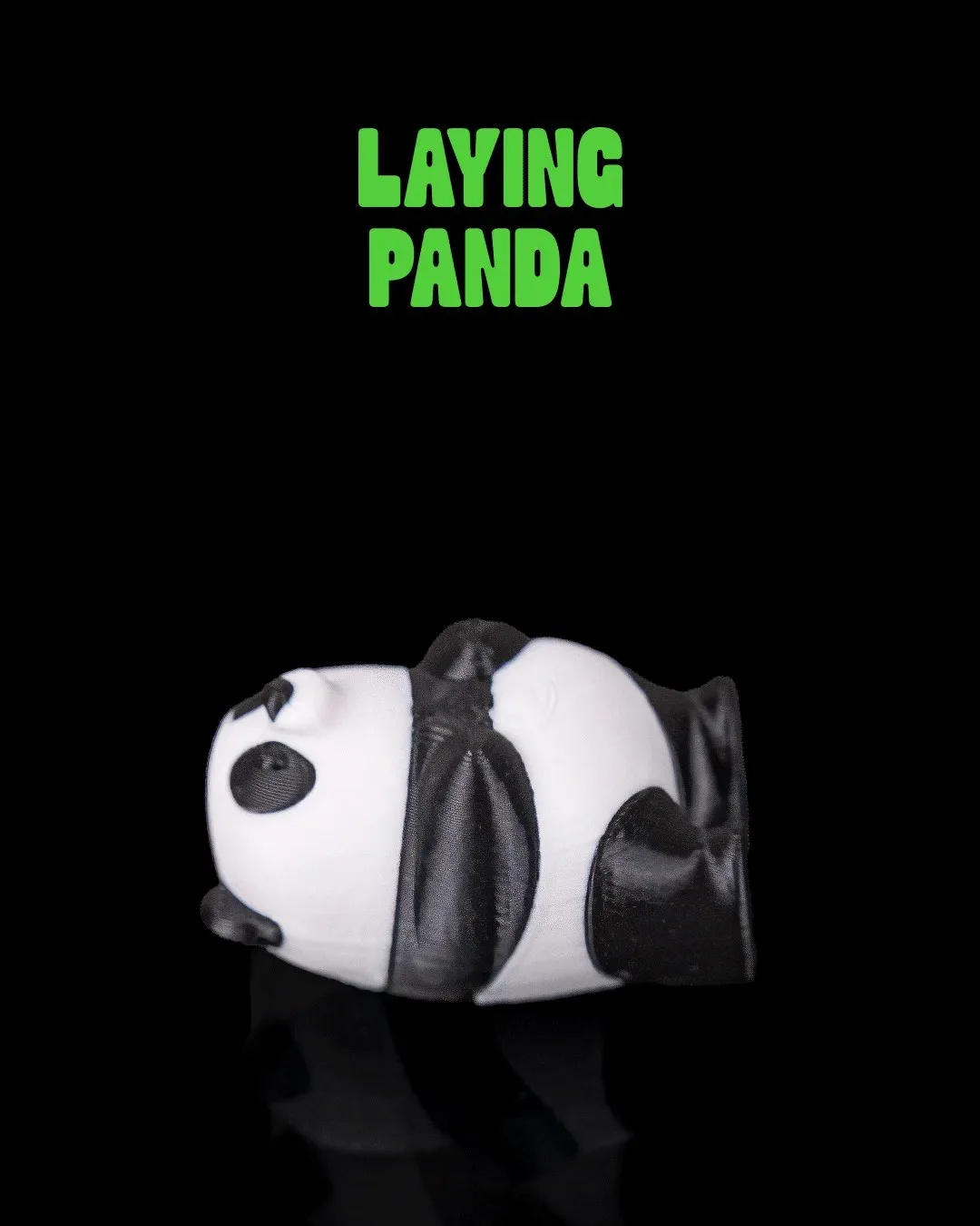 Laying Panda – Schreibtischfigur
