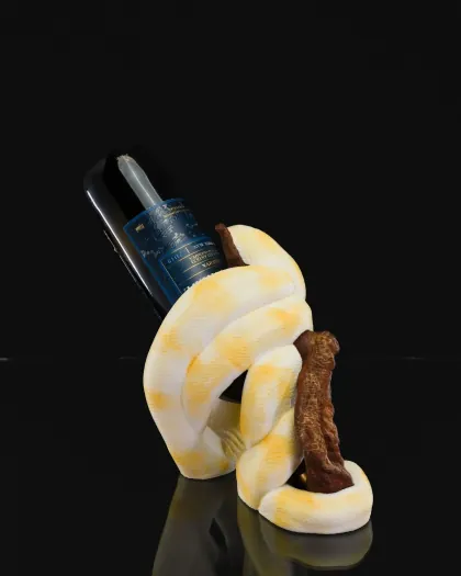 Ball Python – Weinflaschenhalter